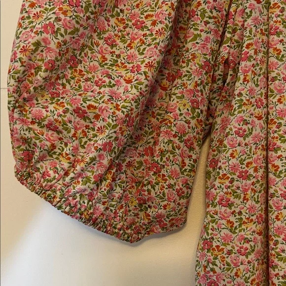 ANN MASHBURN Liberty of London Floral Pink Blouse - Picture 5 of 8